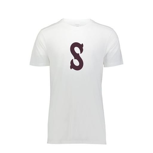 [FTSCUBWH-YS-LOGO1] Decker Youth Tri-Blend T-Shirt - Short Sleeve (Youth S, White, Logo 1)