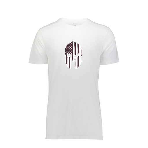 [FTSCUBWH-YS-LOGO3] Decker Youth Tri-Blend T-Shirt - Short Sleeve (Youth S, White, Logo 3)