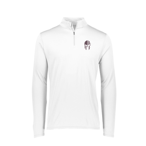 [FTLQFLWH-FAXS-LOGO3] Decker Women's Flex-Lite 1/4 Zip Shirt (Female Adult XS, White, Logo 3)