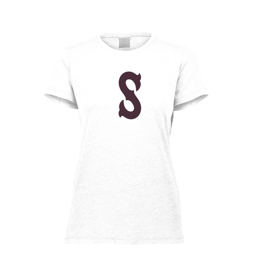 [3067.005.XS-LOGO1] Ladies Ultra-blend T-Shirt (Female Adult XS, White, Logo 1)