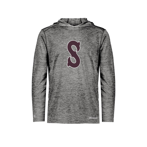 [FOLHCGBK-AS-LOGO1] Decker Men's Charge Hoodie (Adult S, Black, Logo 1)