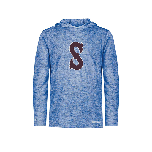 [FOLHCGRY-AS-LOGO1] Decker Men's Charge Hoodie (Adult S, Royal, Logo 1)