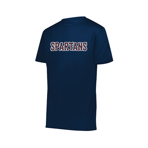 [222819.065.XXS-LOGO2] Youth Movement Dri Fit Shirt (Youth XXS, Navy, Logo 2)