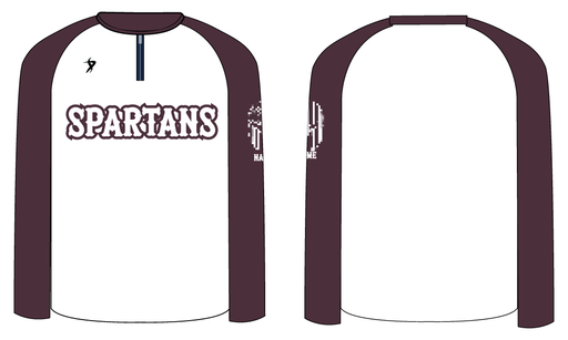 Spartans Baseball - 1/4 zip jacket