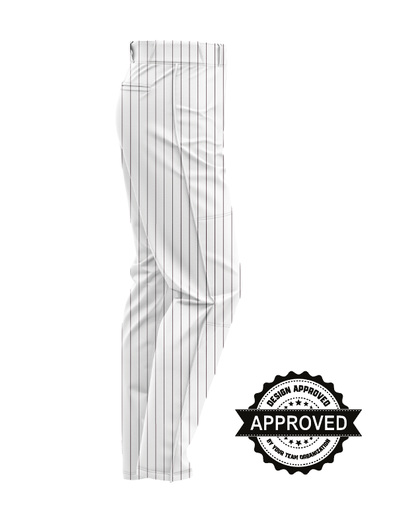Spartans Baseball - White Pinstripe Pants (ProStride)